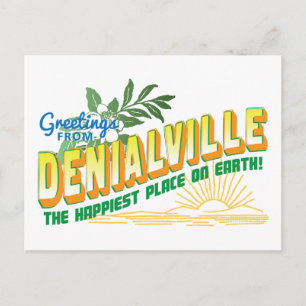 Carte Postale Salutations de Denialville - déni