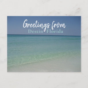 Carte Postale Salutations De Destination Plage Personnalisée