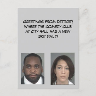 Carte Postale Salutations De Détroit