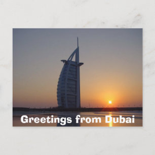 Carte Postale Salutations de Dubaï