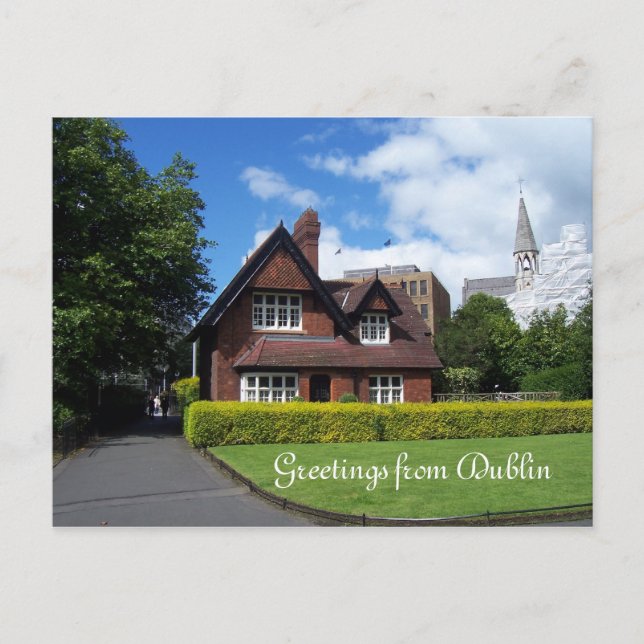 Carte Postale Salutations de Dublin (Devant)