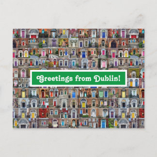 Carte Postale Salutations de Dublin Postcard