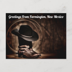 Carte Postale Salutations de Farmington, Nouveau-Mexique