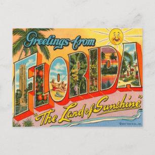 Carte Postale Salutations De Floride