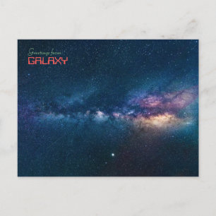 Carte Postale Salutations de Galaxy