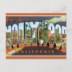 Carte Postale Salutations De Hollywood