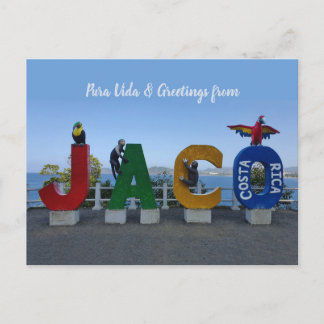 Carte Postale Salutations de Jaco