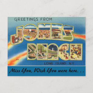Carte Postale Salutations de Jones Beach
