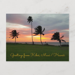 Carte Postale Salutations de Kihei, Maui / Hawaii