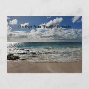 Carte Postale Salutations De La Belle Plage Bermudes