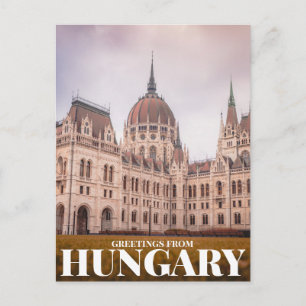 Carte Postale Salutations de la hongrie