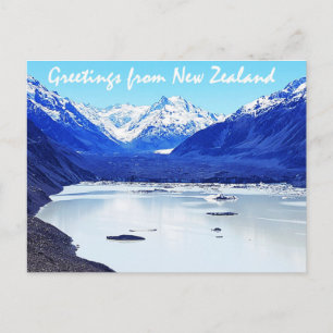 Carte Postale Salutations de la Nouvelle-Zélande