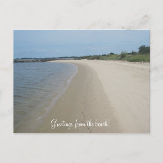 Carte Postale Salutations de la plage !
