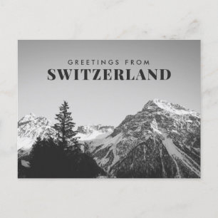 Carte Postale Salutations de la Suisse