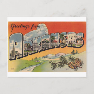 Carte Postale Salutations de l'Arkansas