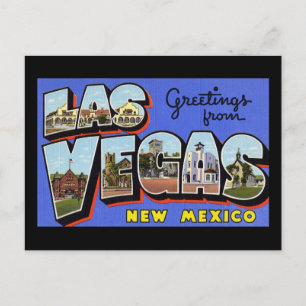Carte Postale Salutations de Las Vegas Nouveau-Mexique