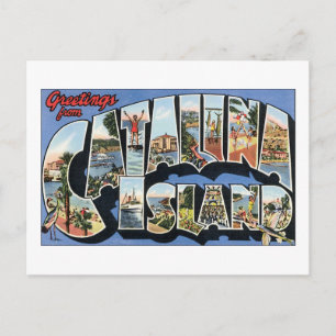 Carte Postale Salutations de l'île Catalina