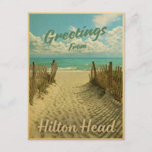 Carte Postale Salutations de l'île de Hilton Head 2025