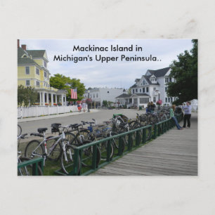 Carte Postale Salutations De L'Île Mackinac..
