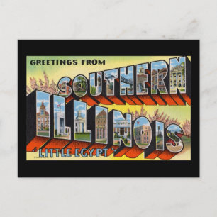 Carte Postale Salutations de Little Egypt du sud de l'Illinois