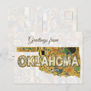 Carte Postale Salutations de l'Oklahoma