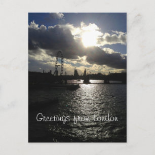 Carte Postale Salutations de Londres
