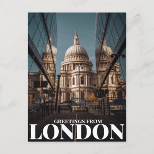 Carte Postale salutations de Londres
