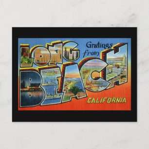 Carte Postale Salutations de Long Beach en Californie