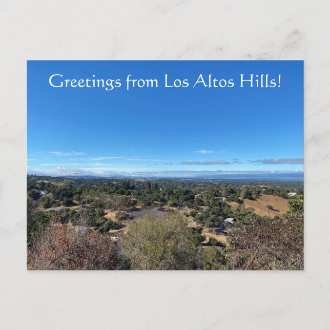 Carte Postale Salutations de Los Altos Hills ! (Devant)