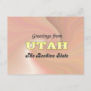Carte Postale Salutations de l'Utah