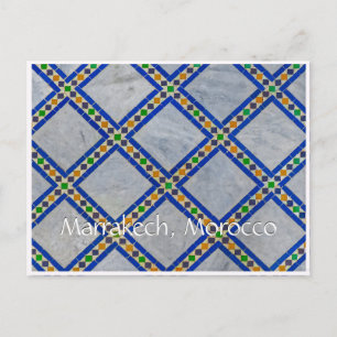 Carte Postale Salutations de Marrakech Maroc