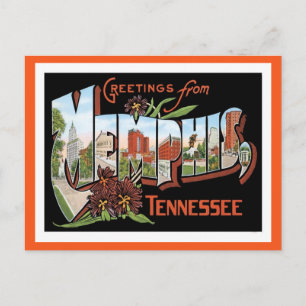 Carte Postale Salutations de Memphis Tennessee US City