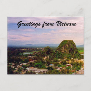 Carte Postale salutations de montage vietnam
