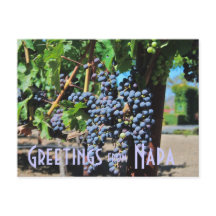 Salutations de Napa Valley California
