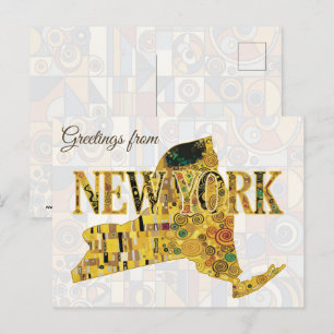 Carte Postale Salutations de New York