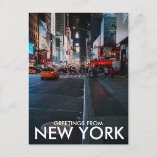 Carte Postale Salutations De New York
