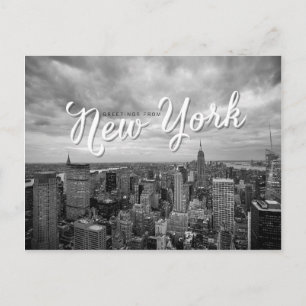 Carte Postale salutations de new york