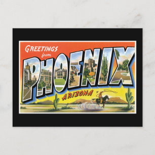 Carte Postale Salutations de Phoenix Arizona