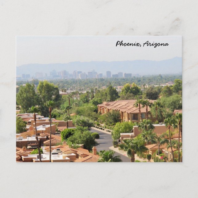 Carte Postale Salutations de Phoenix, AZ (Devant)
