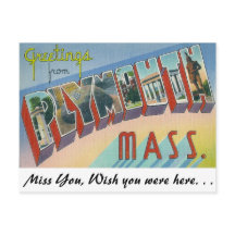 Salutations de Plymouth, Massachusetts