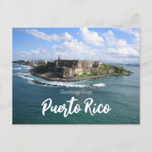Carte Postale Salutations de Porto Rico