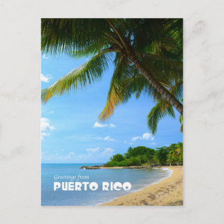 Carte Postale Salutations de Porto Rico - POSTCARD