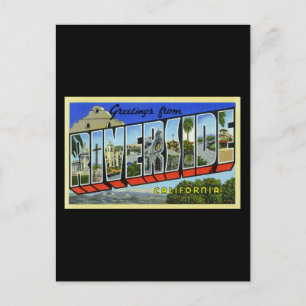 Carte Postale Salutations de Riverside California