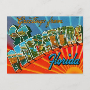 Carte Postale Salutations De Saint-Pétersbourg Floride