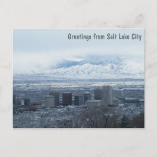 Carte Postale Salutations de Salt Lake City