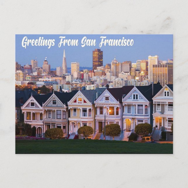 Carte Postale Salutations De San Francisco (Devant)