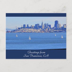 Carte Postale Salutations de San Francisco, CA