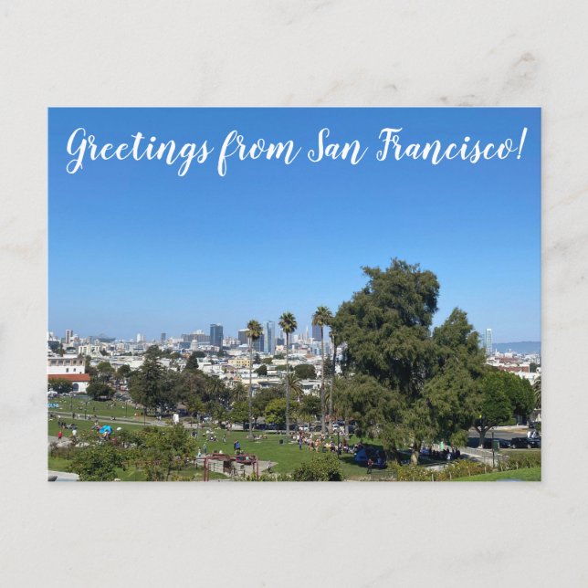 Carte Postale Salutations de San Francisco Postcard (Devant)