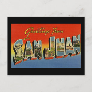 Carte Postale Salutations de San Juan