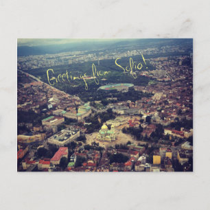 Carte Postale Salutations de Sofia